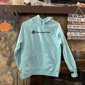 Blue champion hoodie